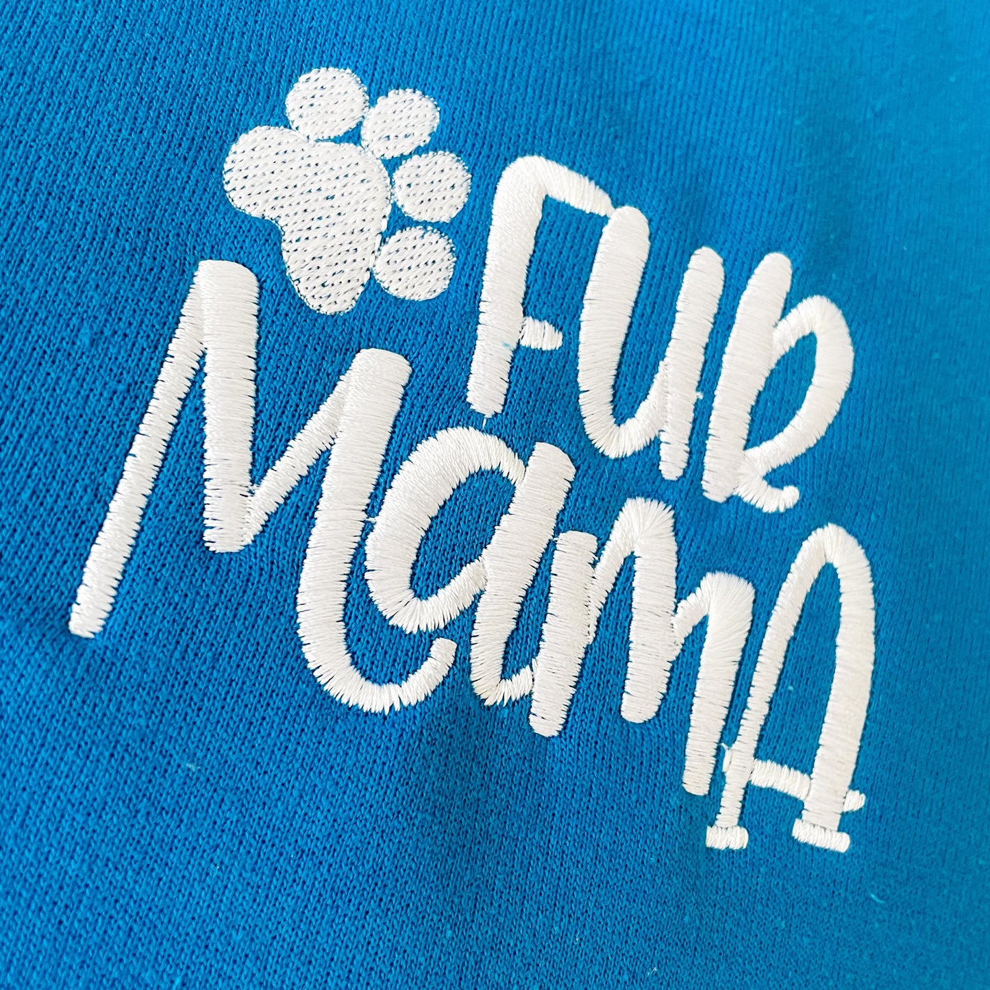 PREORDER: Fur Mama Embroidered Sweatshirt in Assorted Colors