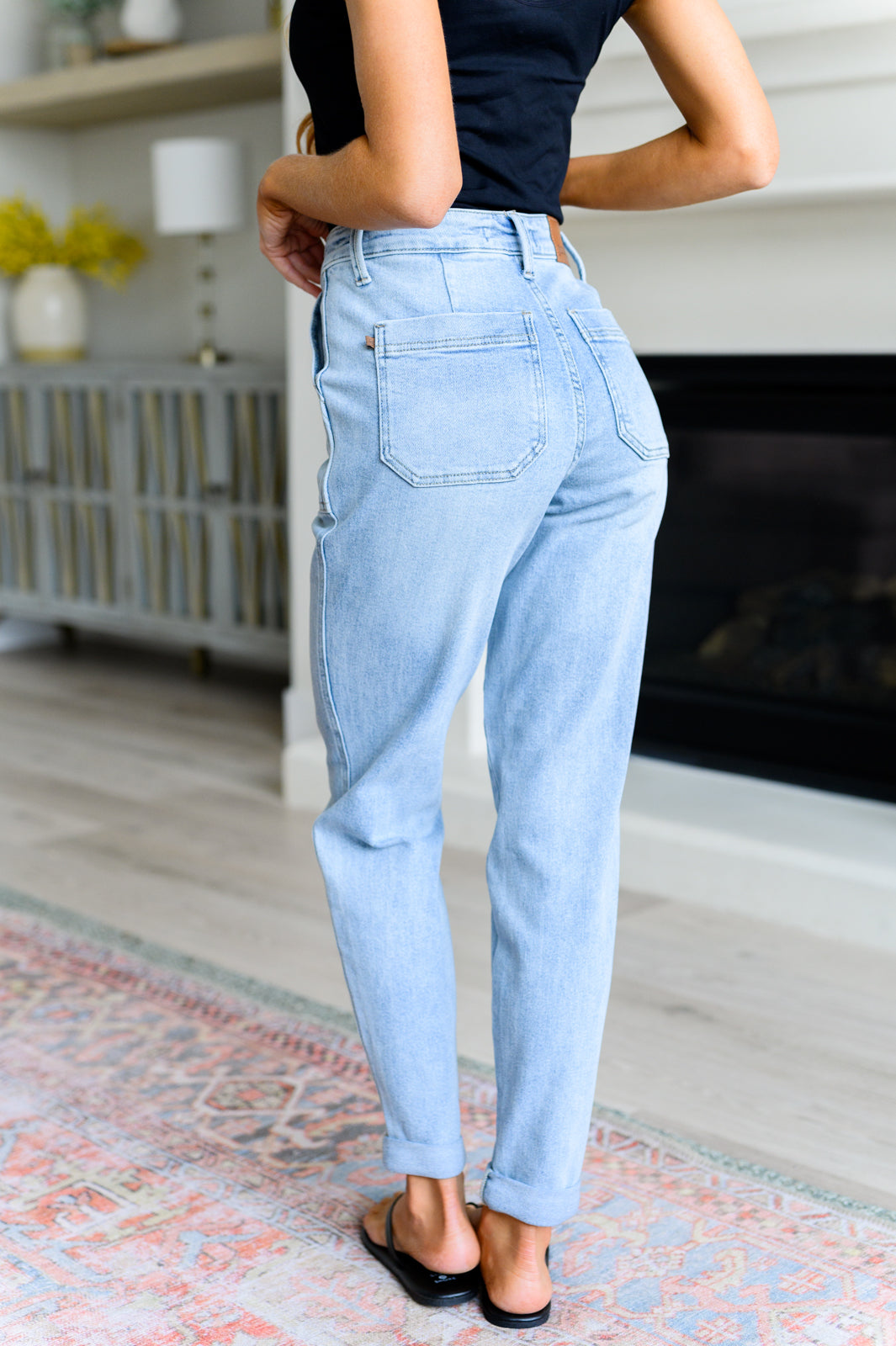 Cooper High Rise Judy Blue Vintage Denim Jogger